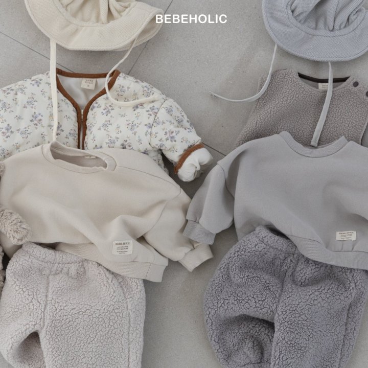 Bebe Holic - Korean Baby Fashion - #babyfashion - Model Pacth Sweatshirt - 4