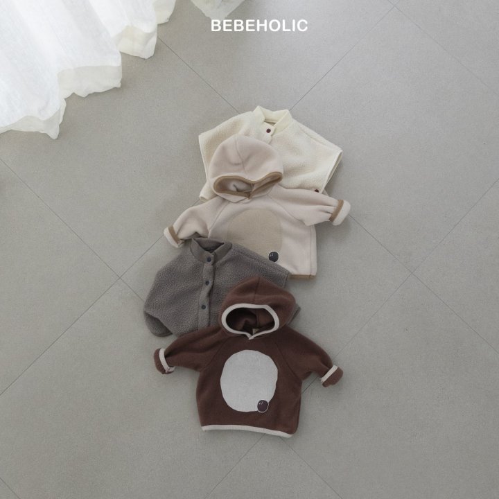 Bebe Holic - Korean Baby Fashion - #babyfever - Peekaboo Bear Hoodie - 3