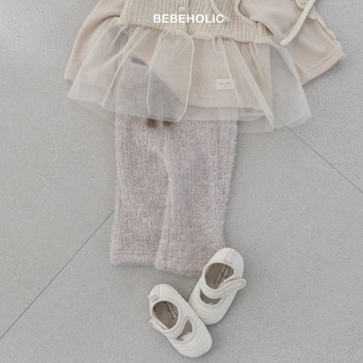 Bebe Holic - Korean Baby Fashion - #babygirlfashion - Angora Bootcut Pants - 8