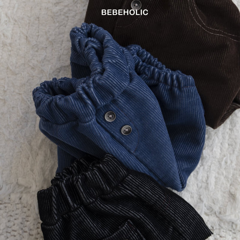 Bebe Holic - Korean Baby Fashion - #babygirlfashion - Circle Ribbed Pants - 12