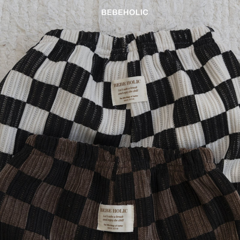 Bebe Holic - Korean Baby Fashion - #babygirlfashion - Dart Check Pants - 11