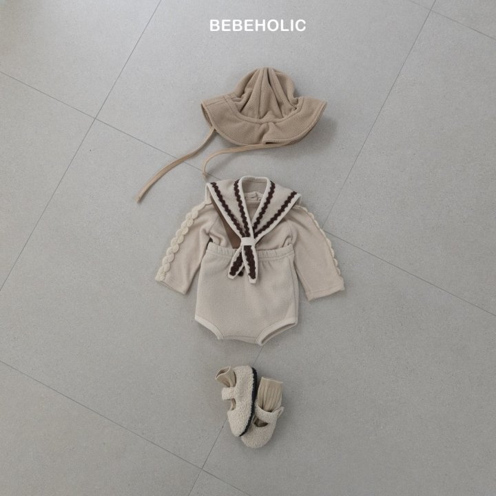 Bebe Holic - Korean Baby Fashion - #babygirlfashion - Fleece Terry Bloomer Set - 8