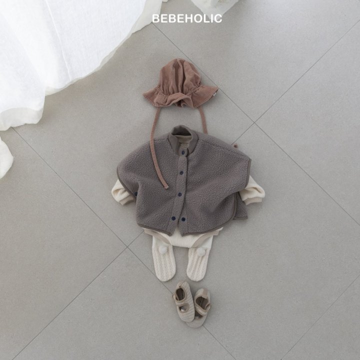 Bebe Holic - Korean Baby Fashion - #babylifestyle - Puff Fleece Poncho - 8