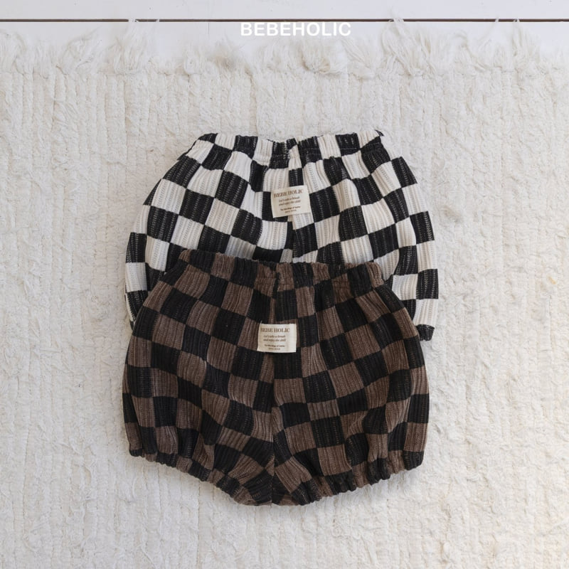 Bebe Holic - Korean Baby Fashion - #babylifestyle - Dart Check Pants - 12