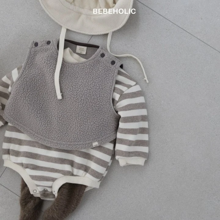Bebe Holic - Korean Baby Fashion - #babyoninstagram - Popcorn Fleece Vest - 10