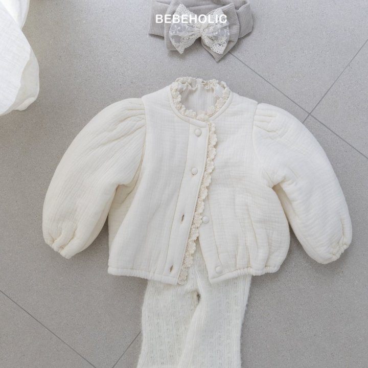 Bebe Holic - Korean Baby Fashion - #babyoninstagram - Chanel Padded Jacket - 8