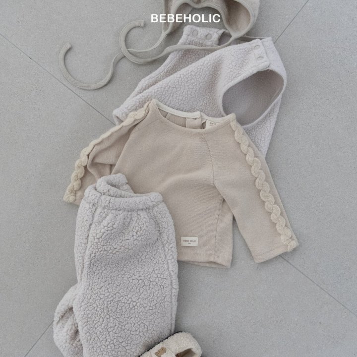 Bebe Holic - Korean Baby Fashion - #babyoninstagram - Wave Sleeve Tee - 6