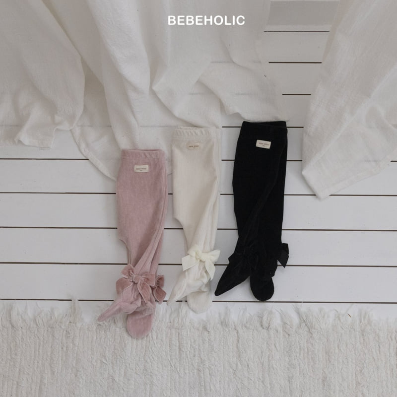 Bebe Holic - Korean Baby Fashion - #babyoninstagram - Ribbon Footed Leggings - 11