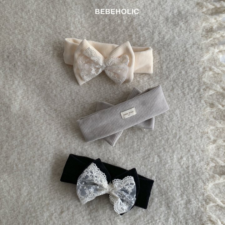 Bebe Holic - Korean Baby Fashion - #babyootd - Sasha Ribbon Hairband - 6
