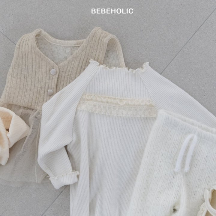Bebe Holic - Korean Baby Fashion - #babyootd - Louis Lace Tee - 6