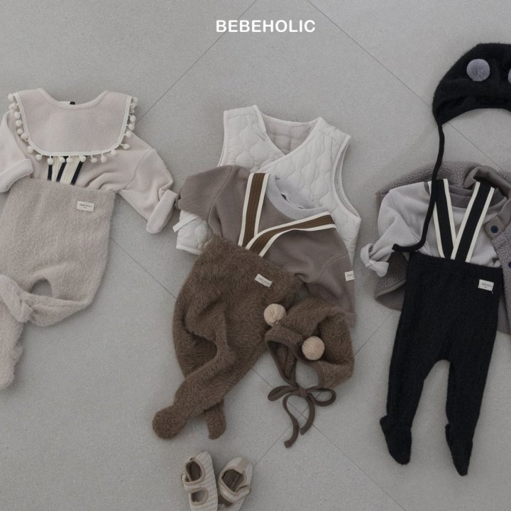 Bebe Holic - Korean Baby Fashion - #babyootd - Angora Strap Leggings - 2