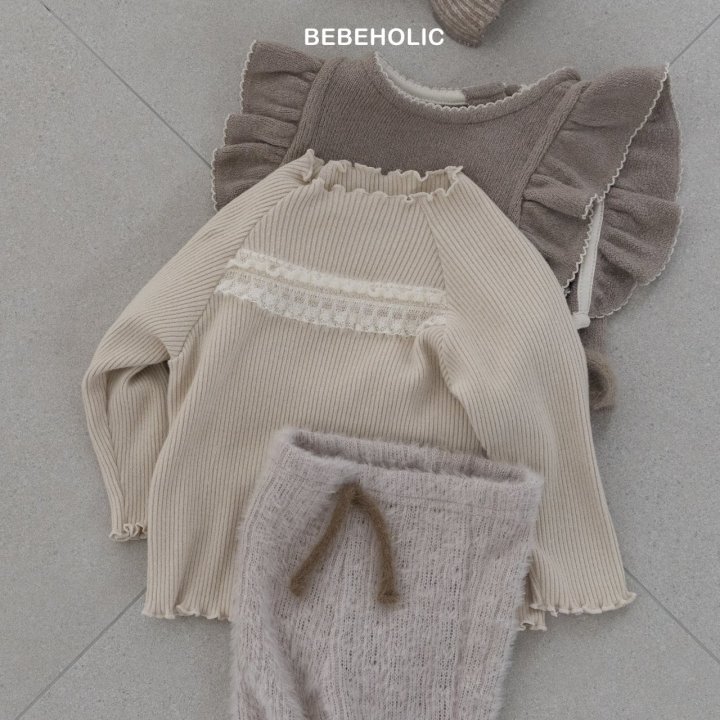 Bebe Holic - Korean Baby Fashion - #babyoutfit - Louis Lace Tee - 8