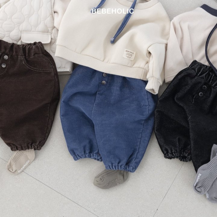 Bebe Holic - Korean Baby Fashion - #babyoutfit - Circle Ribbed Pants - 2