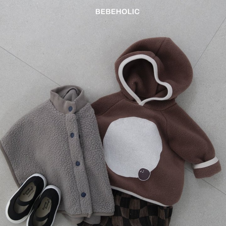 Bebe Holic - Korean Baby Fashion - #babyoutfit - Peekaboo Bear Hoodie - 8