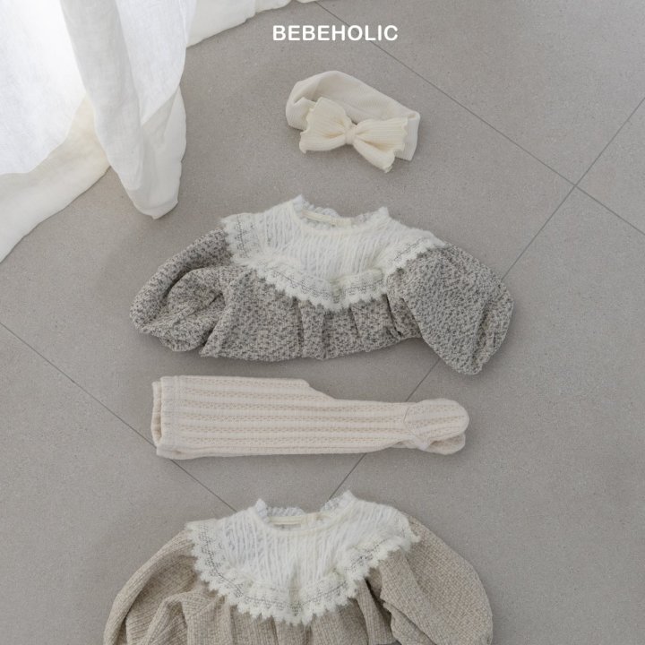 Bebe Holic - Korean Baby Fashion - #onlinebabyboutique - Celia Lace Suit - 5