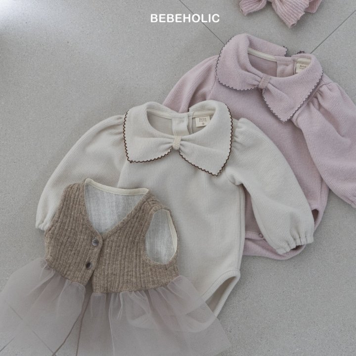 Bebe Holic - Korean Baby Fashion - #babywear - Pauline Pintuck Suit - 4