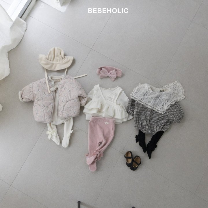 Bebe Holic - Korean Baby Fashion - #onlinebabyboutique - Ribbon Footed Leggings