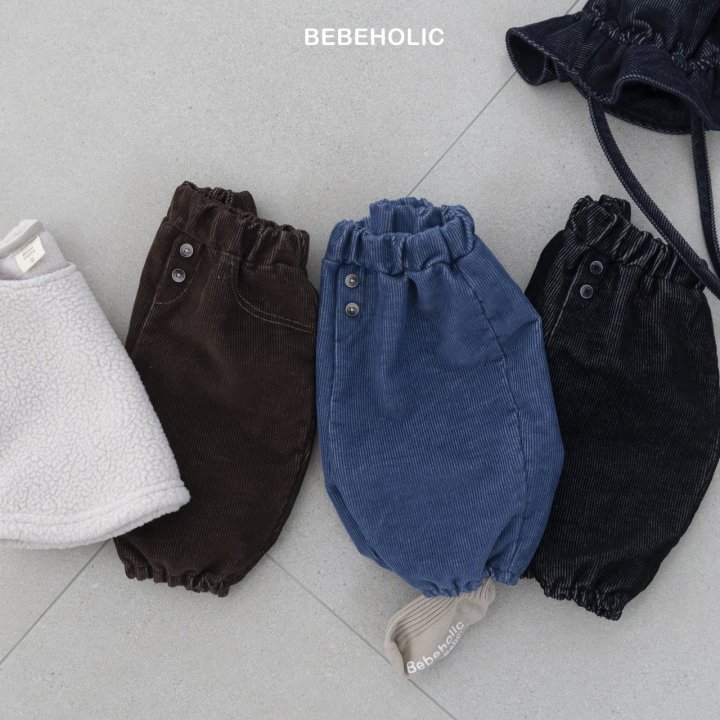 Bebe Holic - Korean Baby Fashion - #babywear - Circle Ribbed Pants - 4