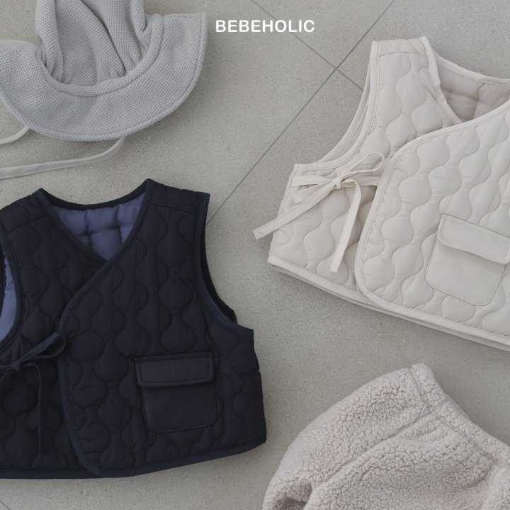 Bebe Holic - Korean Baby Fashion - #onlinebabyshop - Fleece Quilted Vest - 6