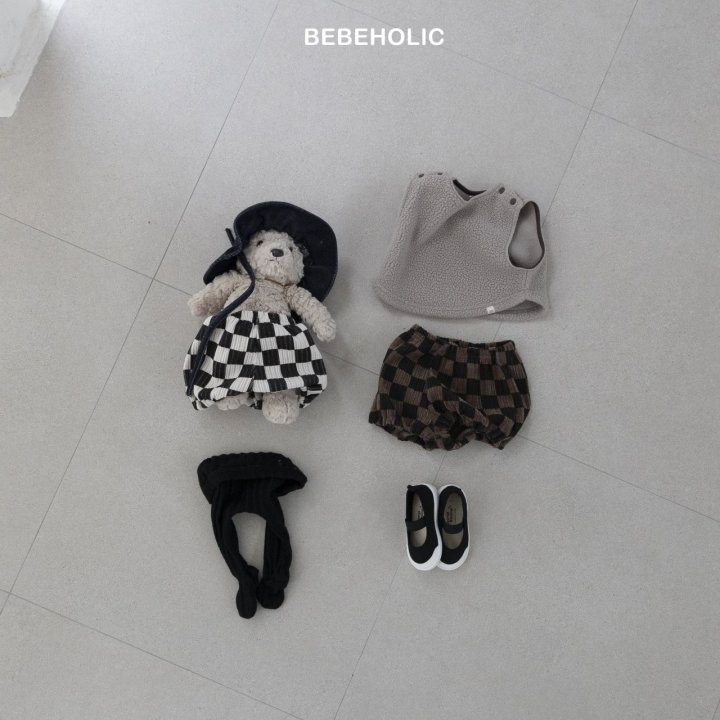 Bebe Holic - Korean Baby Fashion - #onlinebabyboutique - Dart Check Pants - 4