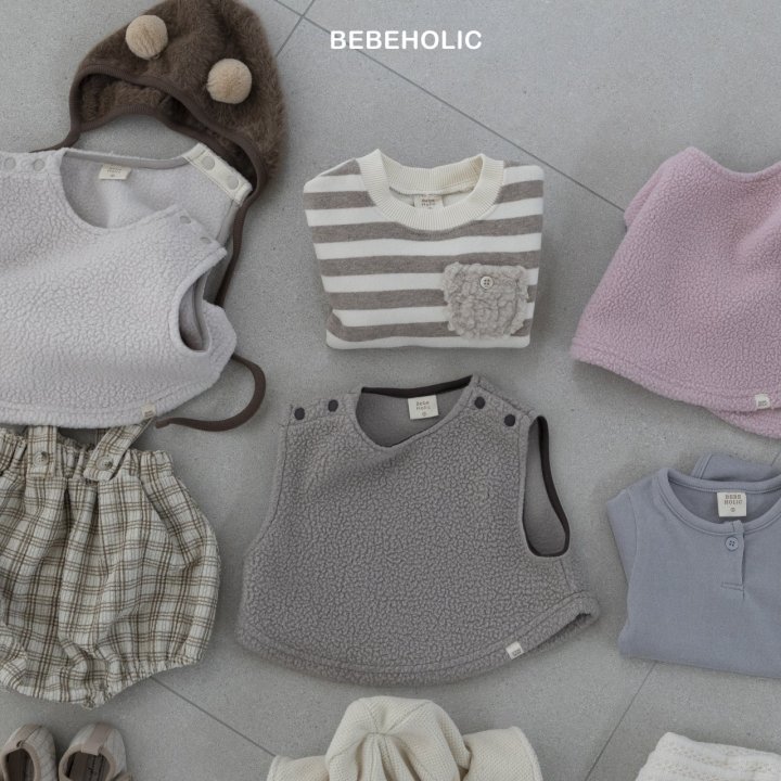 Bebe Holic - Korean Baby Fashion - #smilingbaby - Popcorn Fleece Vest - 2