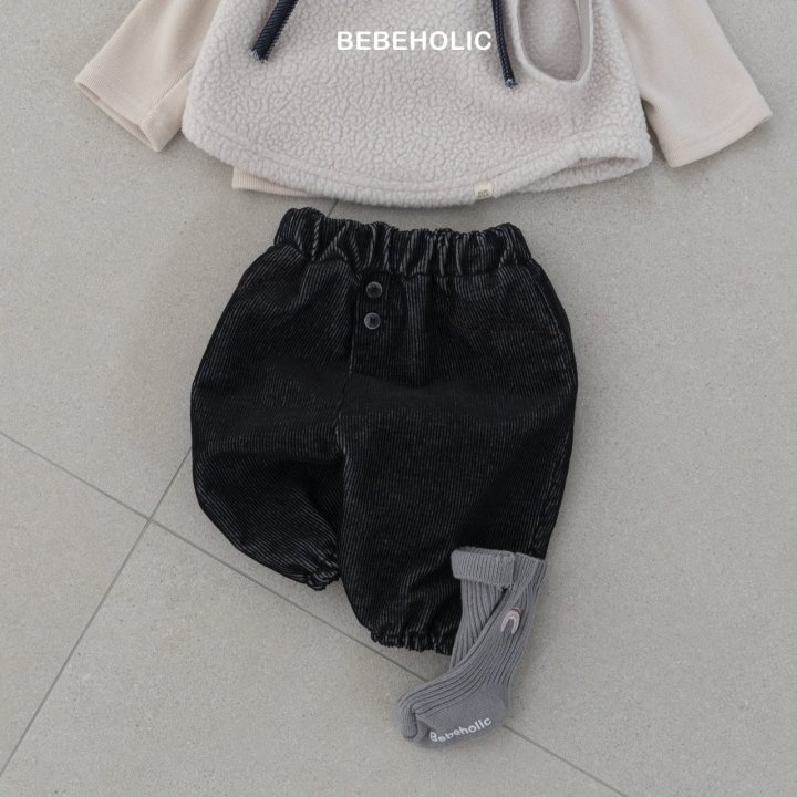 Bebe Holic - Korean Baby Fashion - #smilingbaby - Circle Ribbed Pants - 6