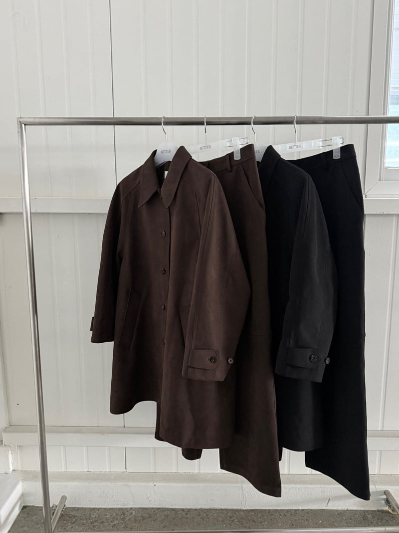 Better - Korean Women Fashion - #momslook - Ramble Suede Coat
