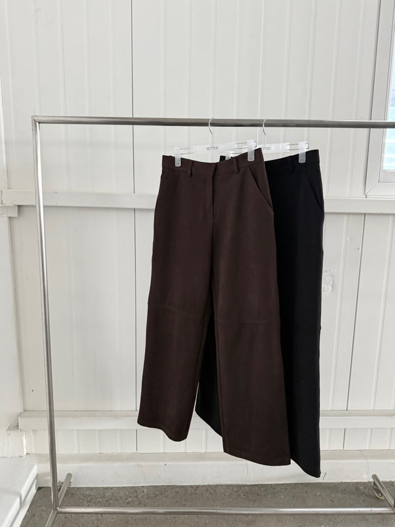 Better - Korean Women Fashion - #momslook - Ramble Suede Pants - 2