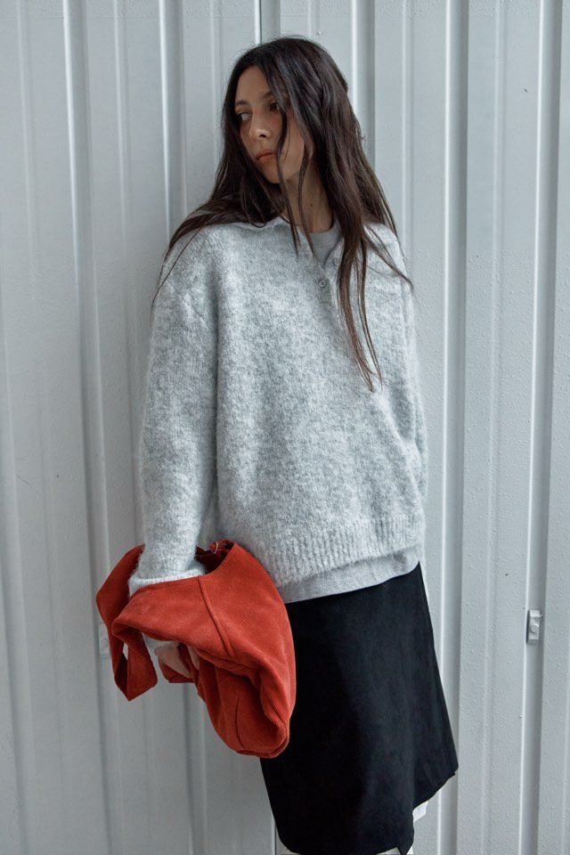 Better - Korean Women Fashion - #momslook - Muse Collar Knit - 3