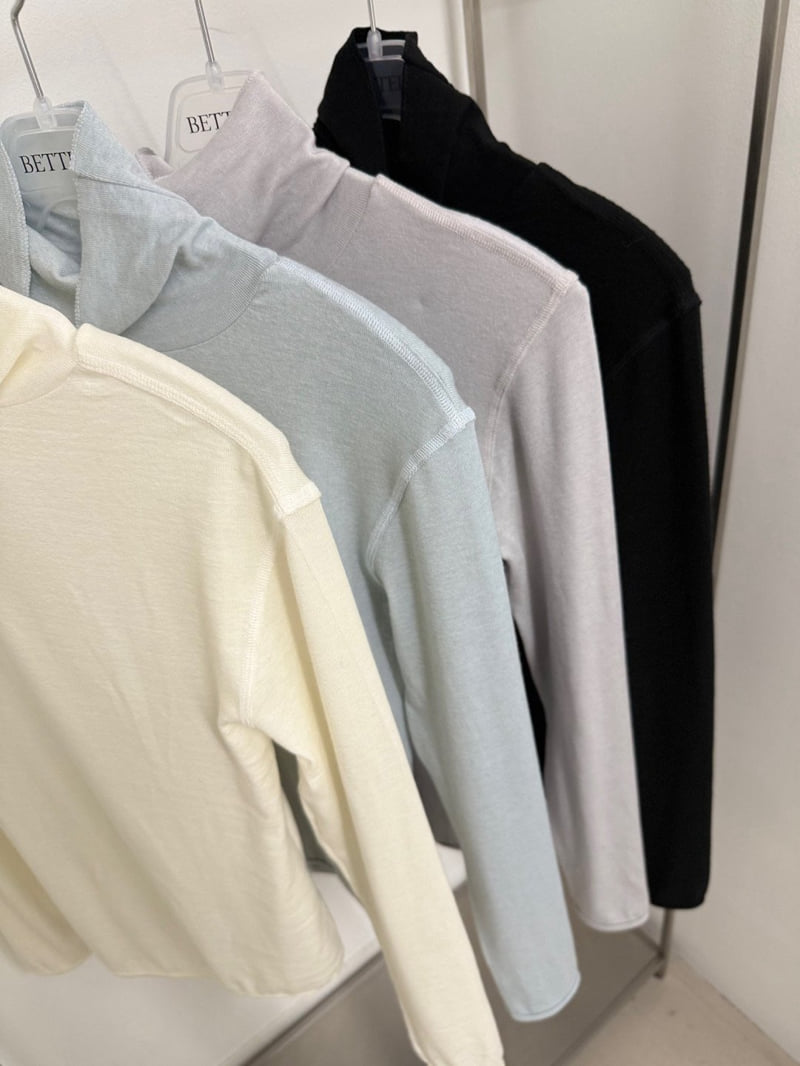 Better - Korean Women Fashion - #romanticstyle - Tensi Turtleneck Tee - 2