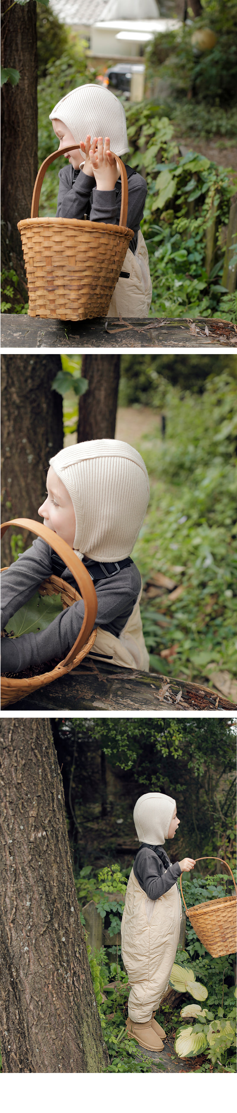 Bien A Bien - Korean Children Fashion - #designkidswear - Lenyu Knit Balaclava - 4