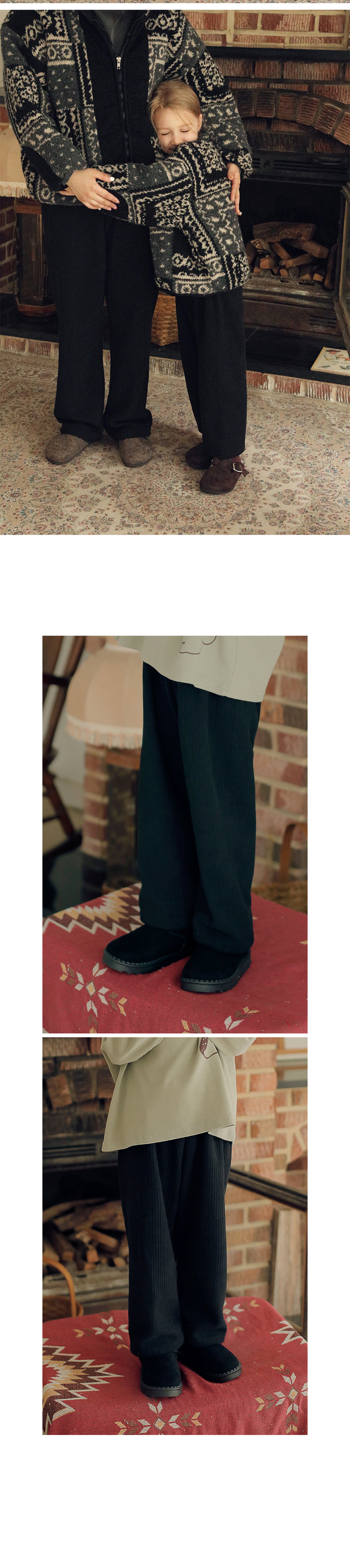 Bien A Bien - Korean Children Fashion - #kidzfashiontrend - Carmel Ribbed Pants - 3