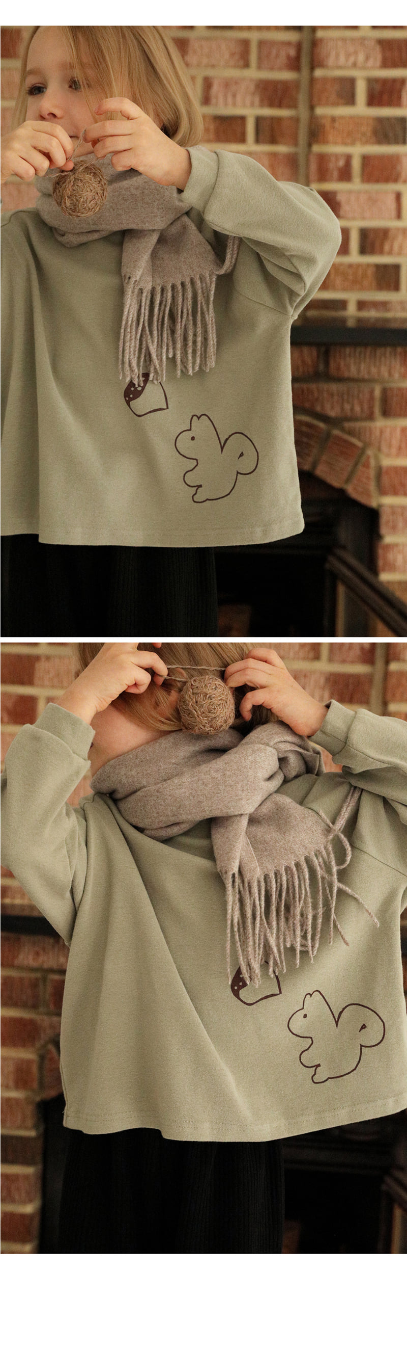 Bien A Bien - Korean Children Fashion - #kidzfashiontrend - Runo Raglan Mock Neck Tee - 6