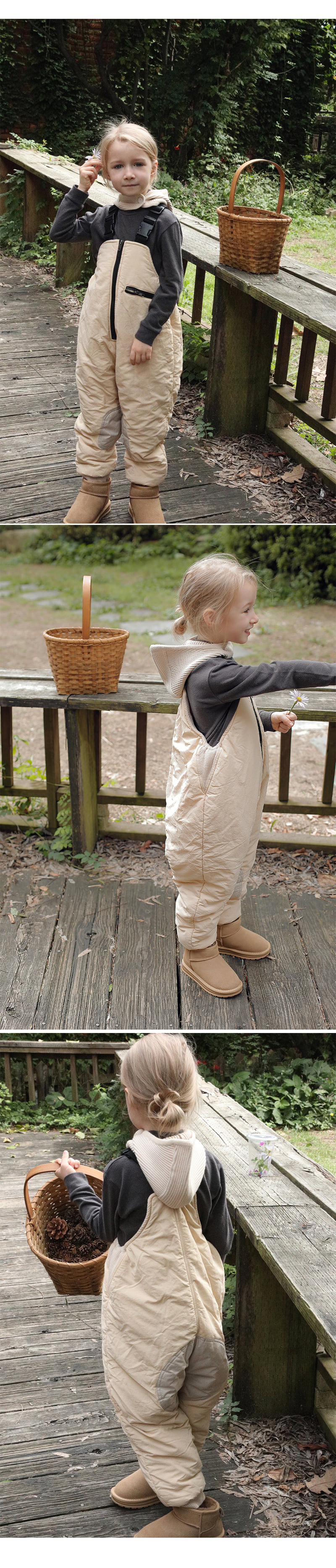 Bien A Bien - Korean Children Fashion - #kidzfashiontrend - Tino Padded Overalls - 5