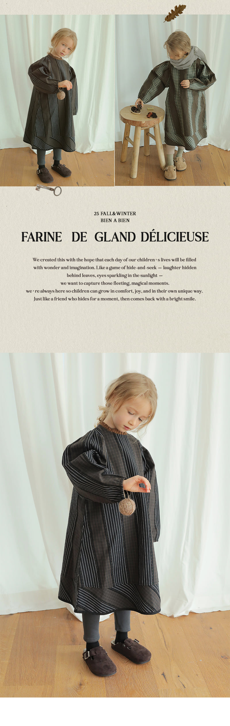 Bien A Bien - Korean Children Fashion - #magicofchildhood - Odelli One-piece - 2
