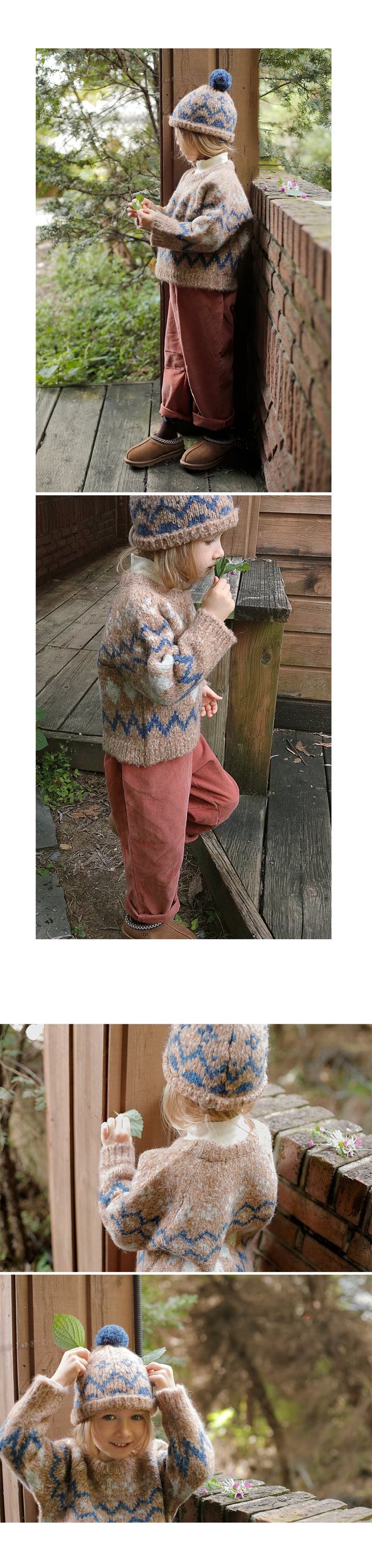 Bien A Bien - Korean Children Fashion - #minifashionista - Bren Jacquard Knit Pullover - 6