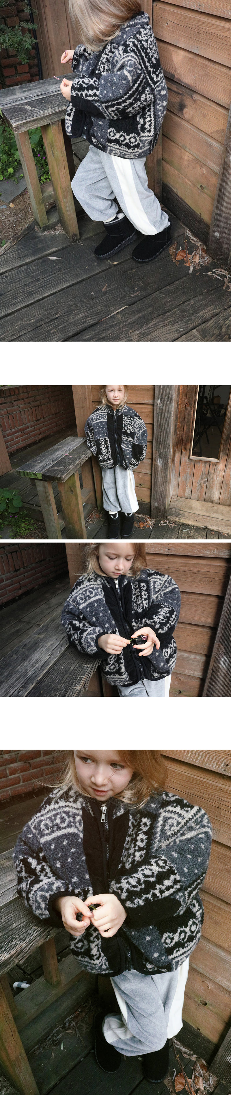 Bien A Bien - Korean Children Fashion - #prettylittlegirls - Zeno Jacquard Jumper - 3