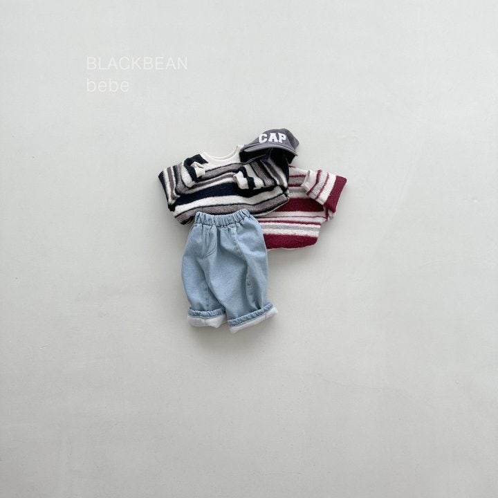 Black Bean - Korean Baby Fashion - #smilingbaby - Mongle Bebe Sweatshirt - 4