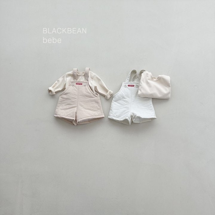 Black Bean - Korean Baby Fashion - #babyboutique - Leaf Bebe Overall Set - 2
