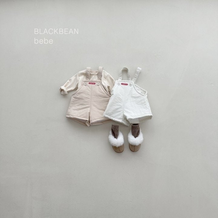 Black Bean - Korean Baby Fashion - #babyboutique - Leaf Bebe Overall Set - 3