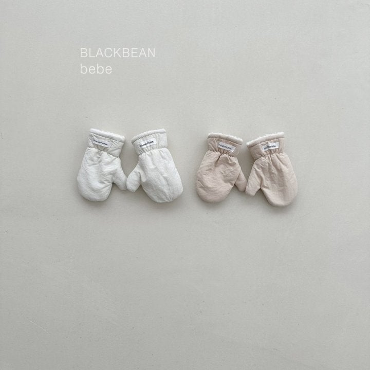 Black Bean - Korean Baby Fashion - #babyboutiqueclothing - Baba Bebe Padded Gloves - 3