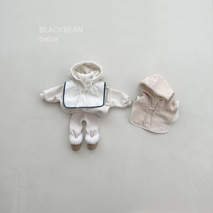 Black Bean - Korean Baby Fashion - #babyboutiqueclothing - Baba Bebe Padded Warmer