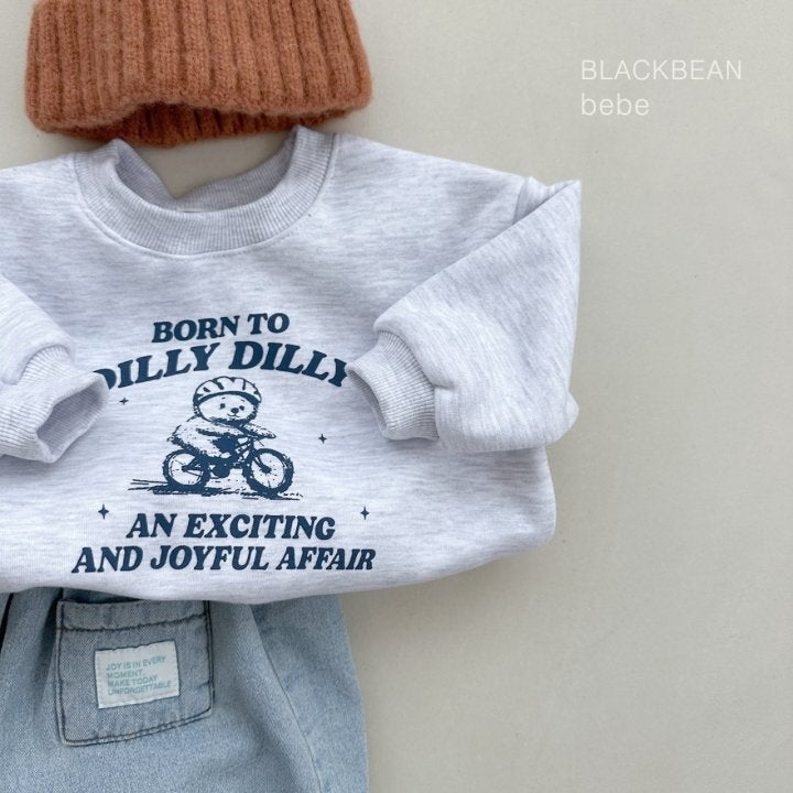 Black Bean - Korean Baby Fashion - #babyboutiqueclothing - Dilly Bebe Sweatshirt - 8