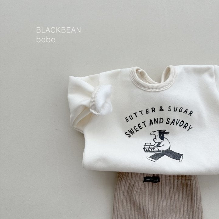 Black Bean - Korean Baby Fashion - #babyclothing - Cow Bebe Tee - 8