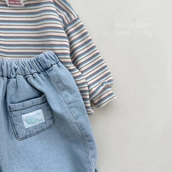Black Bean - Korean Baby Fashion - #babyfever - Slope Bebe Pants - 9