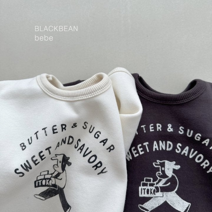 Black Bean - Korean Baby Fashion - #babyfever - Cow Bebe Tee - 10