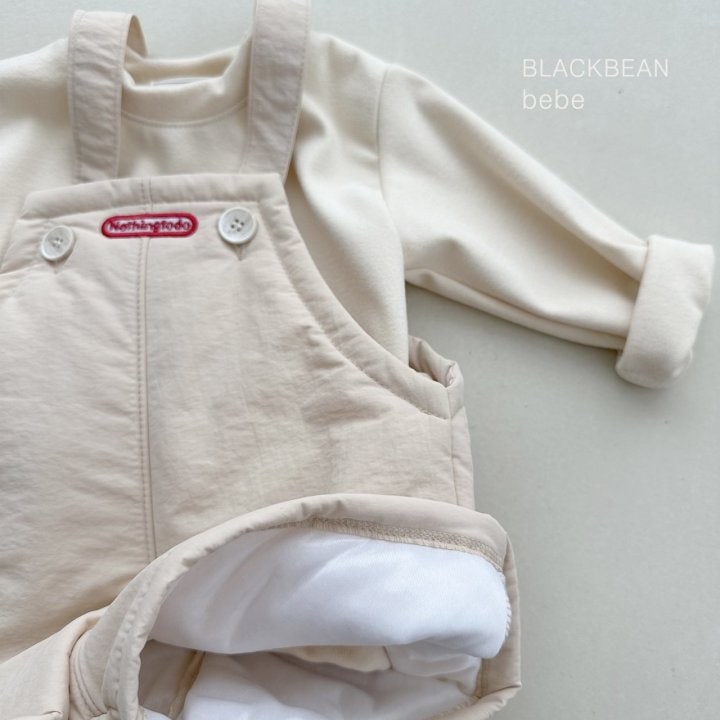 Black Bean - Korean Baby Fashion - #babyfever - Leaf Bebe Overall Set - 7