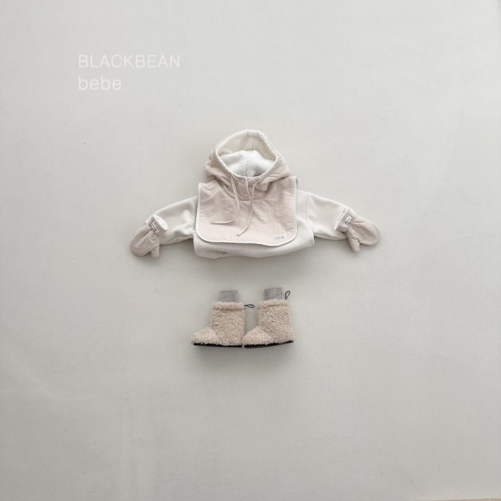 Black Bean - Korean Baby Fashion - #babylifestyle - Baba Bebe Padded Gloves - 8