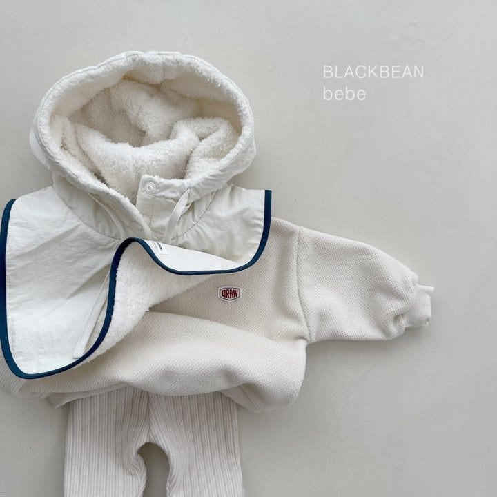 Black Bean - Korean Baby Fashion - #babyoninstagram - Baba Bebe Padded Warmer - 7