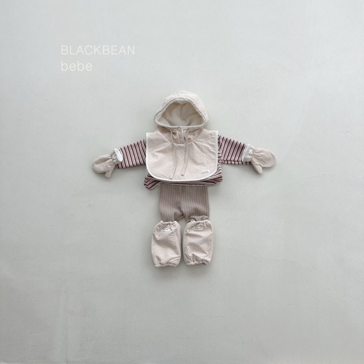 Black Bean - Korean Baby Fashion - #babyootd - Baba Bebe Padded Warmer - 8